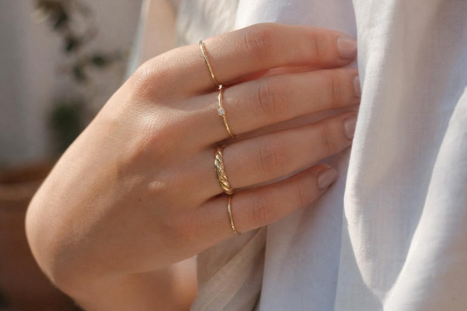 découvrez la taille moyenne d'une bague pour une femme et comment choisir la bonne taille pour un ajustement parfait.