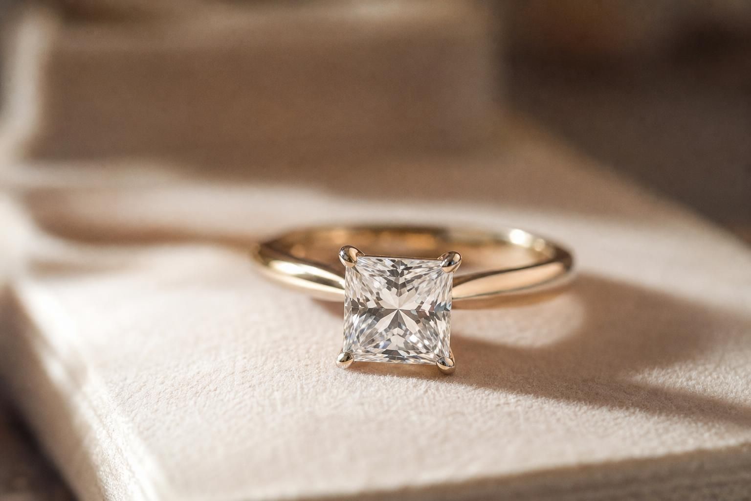 découvrez ce qu'est un diamant taille princesse, ses caractéristiques uniques, et apprenez comment choisir la bague parfaite qui sublimera ce magnifique style de pierre précieuse.