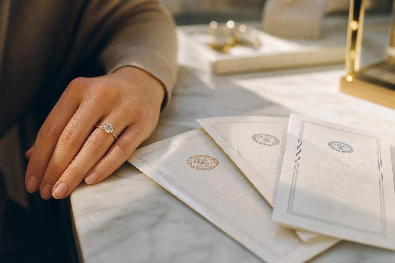 découvrez les différences entre les certificats de diamant gia, igi et hrd pour choisir celui qui garantit la meilleure qualité et authenticité pour votre bague.